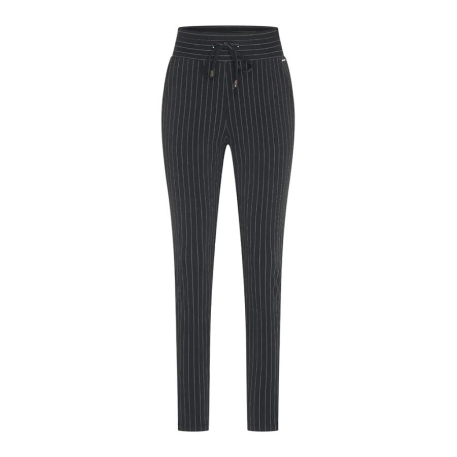 Travel Broek Stripe  2134 Black Pin