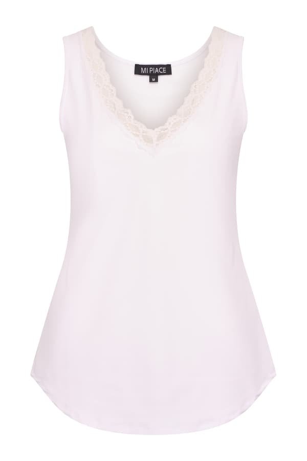 Travel Top Kant Uni White 2129