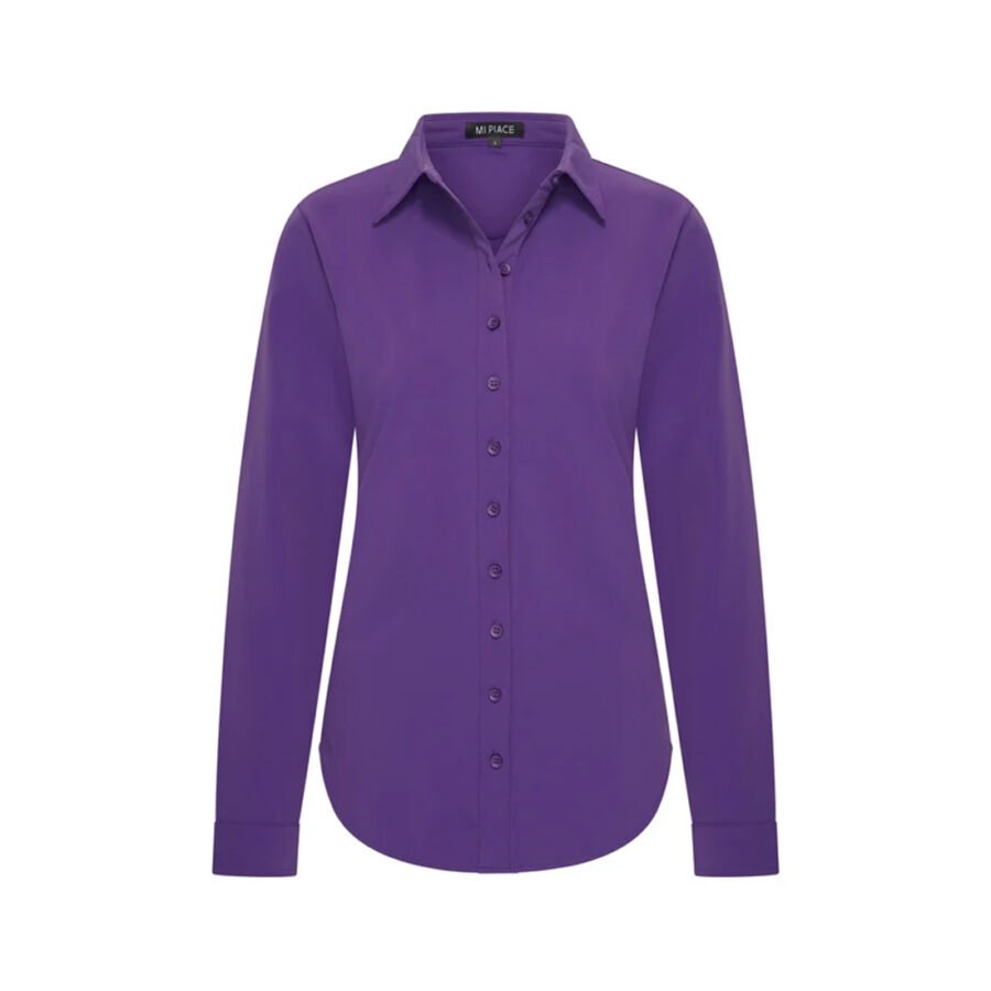 Travel Blouse Uni  60840 Purple