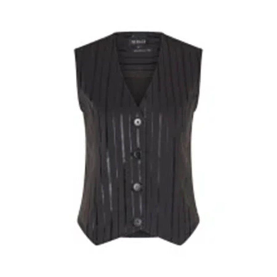 Travel  Gilet  Stripe 2294  Black Foil
