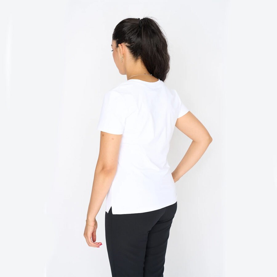 Travel T-shirt Uni White 2080 - Afbeelding 2