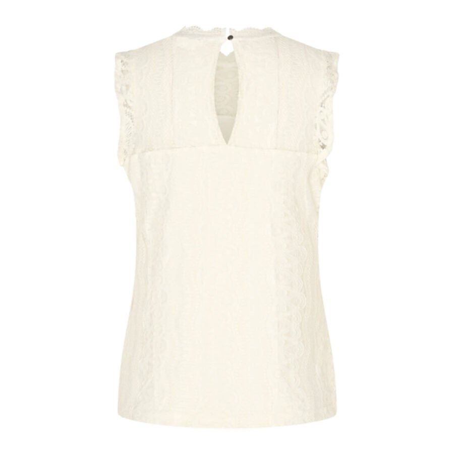 Travel Top Kant Uni 2486  Off White - Afbeelding 2