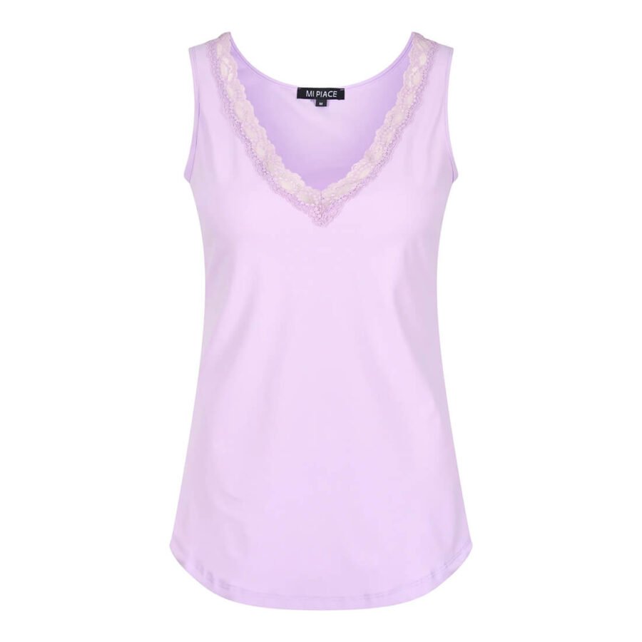 Travel Top Kant Uni Lila 2129