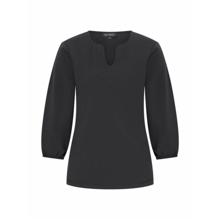 Travel Top Uni 3/4 Mouw 2247 Dark Blue