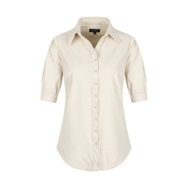 Travelstof Blouse Korte mouwen 2270 Kit