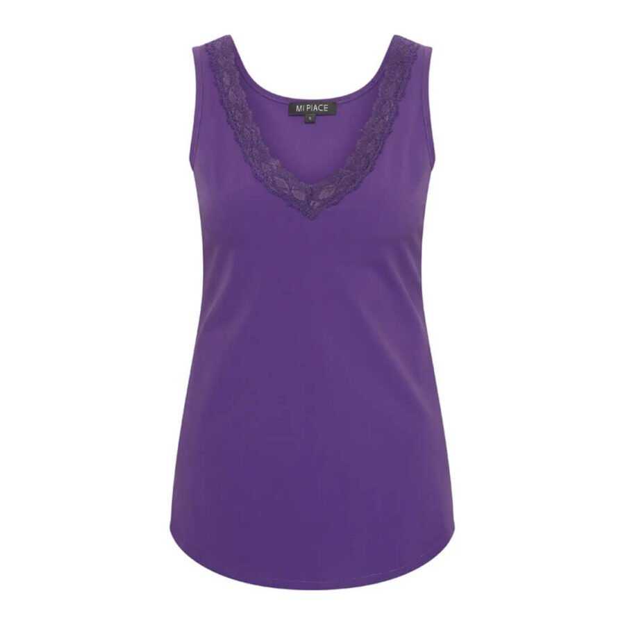 Top met Kant Uni 2129 Purple