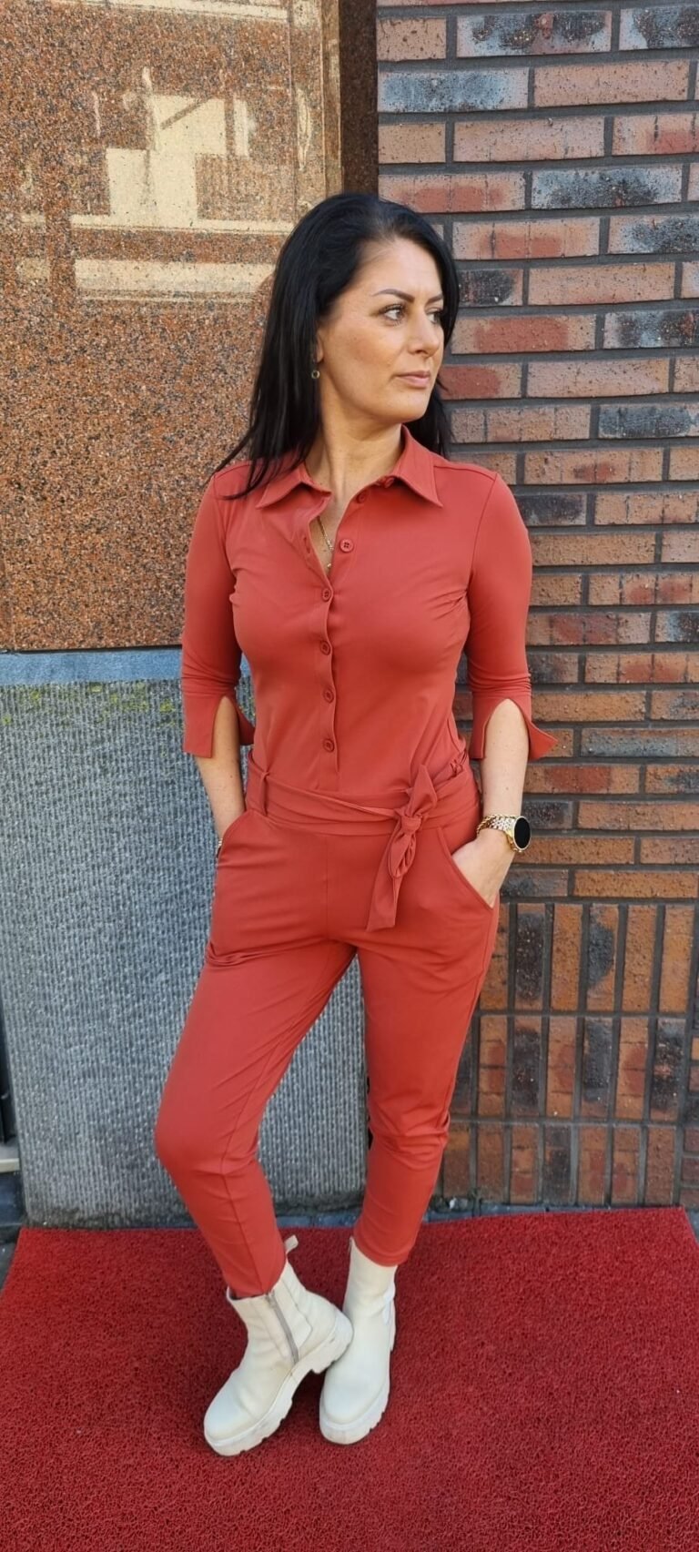 Travel Uni Jumpsuit Patricia Rust 2033