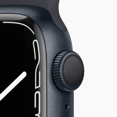 Refurbished Apple Watch Series 7 Zwart voorkant