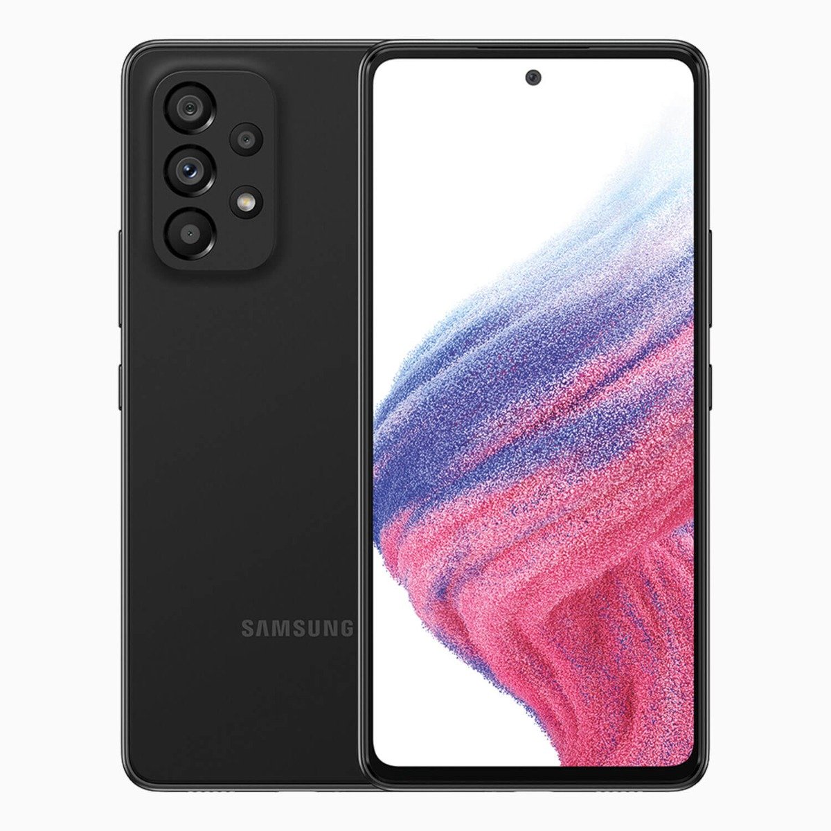refurbished-galaxy-a53-zwart-1-voorkant Refurbished Samsung Galaxy A53 Zwart voorkant