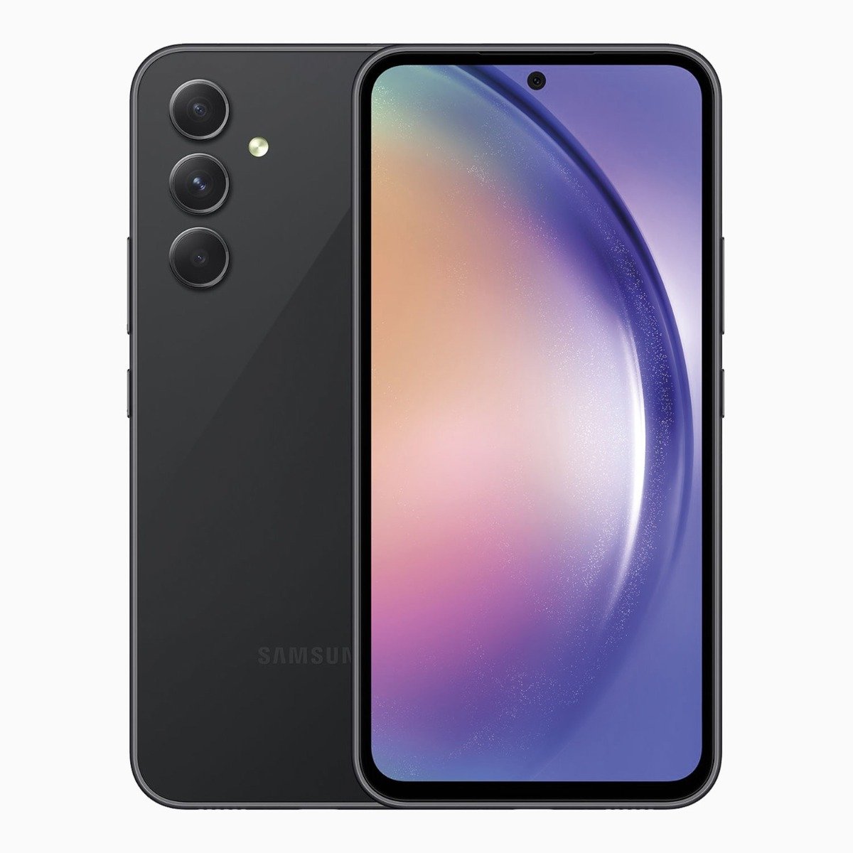 refurbished-galaxy-a54-zwart-1-voorkant Refurbished Samsung Galaxy A54 Zwart voorkant