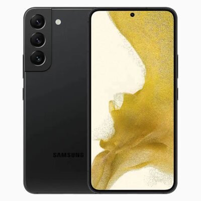 Refurbished Samsung Galaxy S22 Zwart voorkant