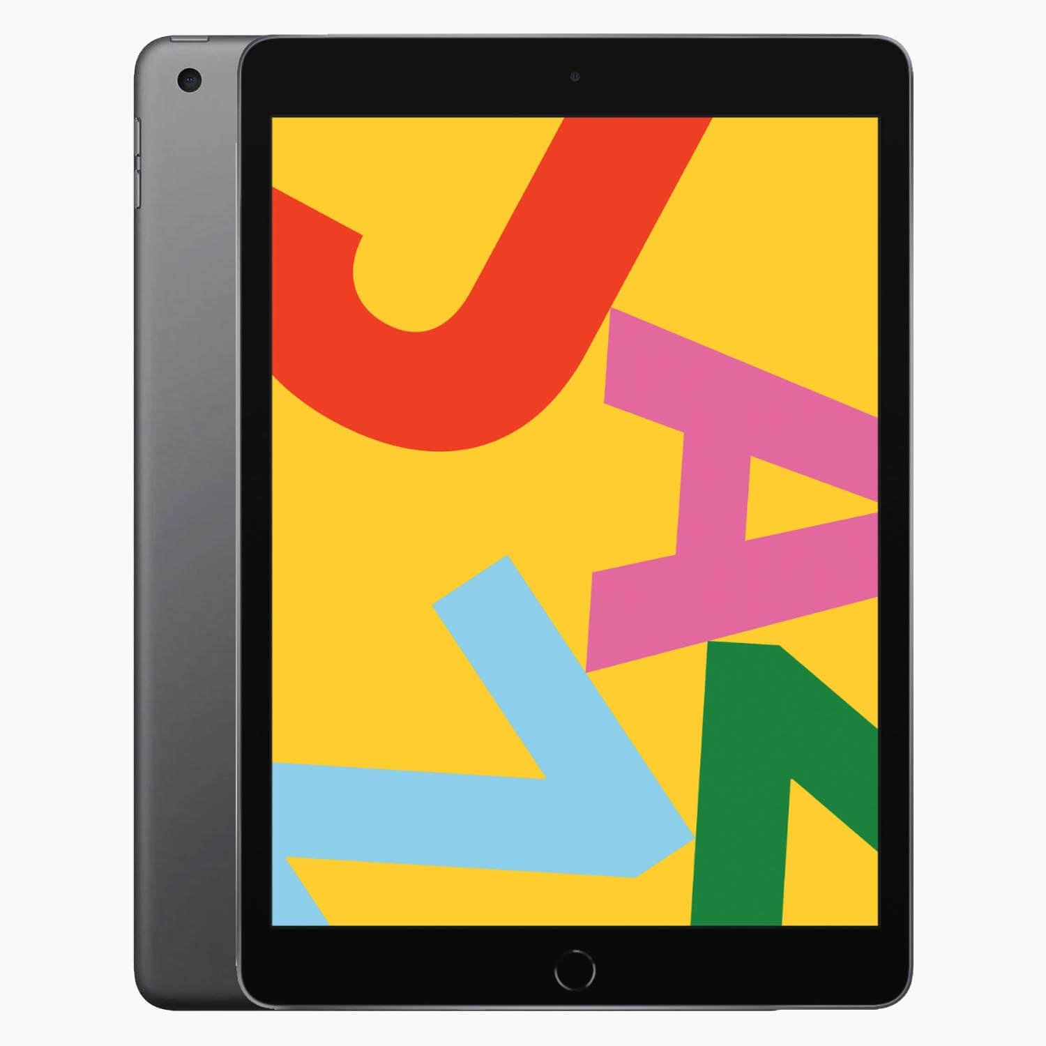 refurbished-ipad-7-2019-space-grey-1-voorkant Refurbished iPad 7 (2019) Space Grey voorkant