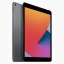 Refurbished iPad 8 (2020) Space Grey zijkant