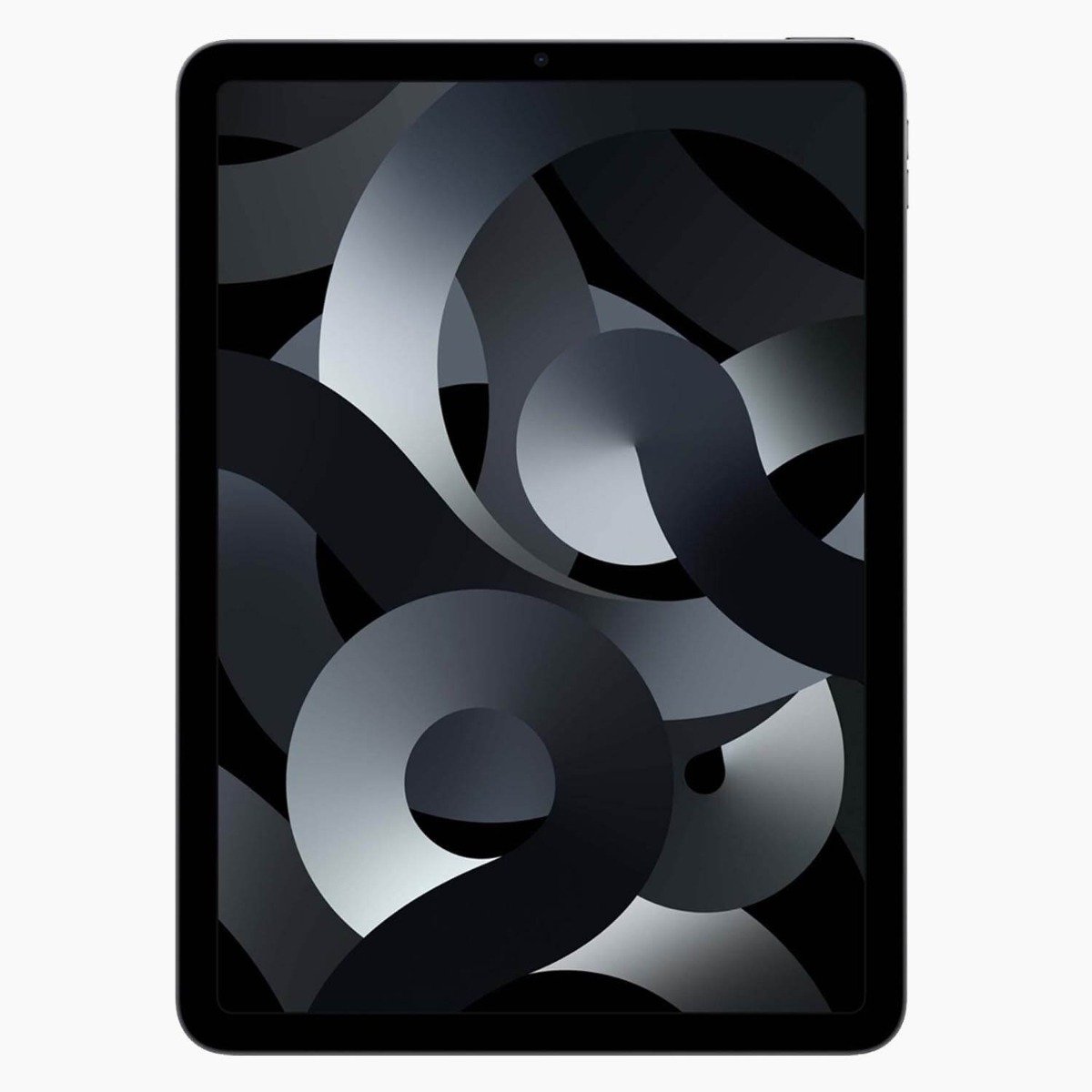 refurbished-ipad-air-5-2022-space-grey-19-voorkant Refurbished iPad Air 5 (2022) Space Grey voorkant