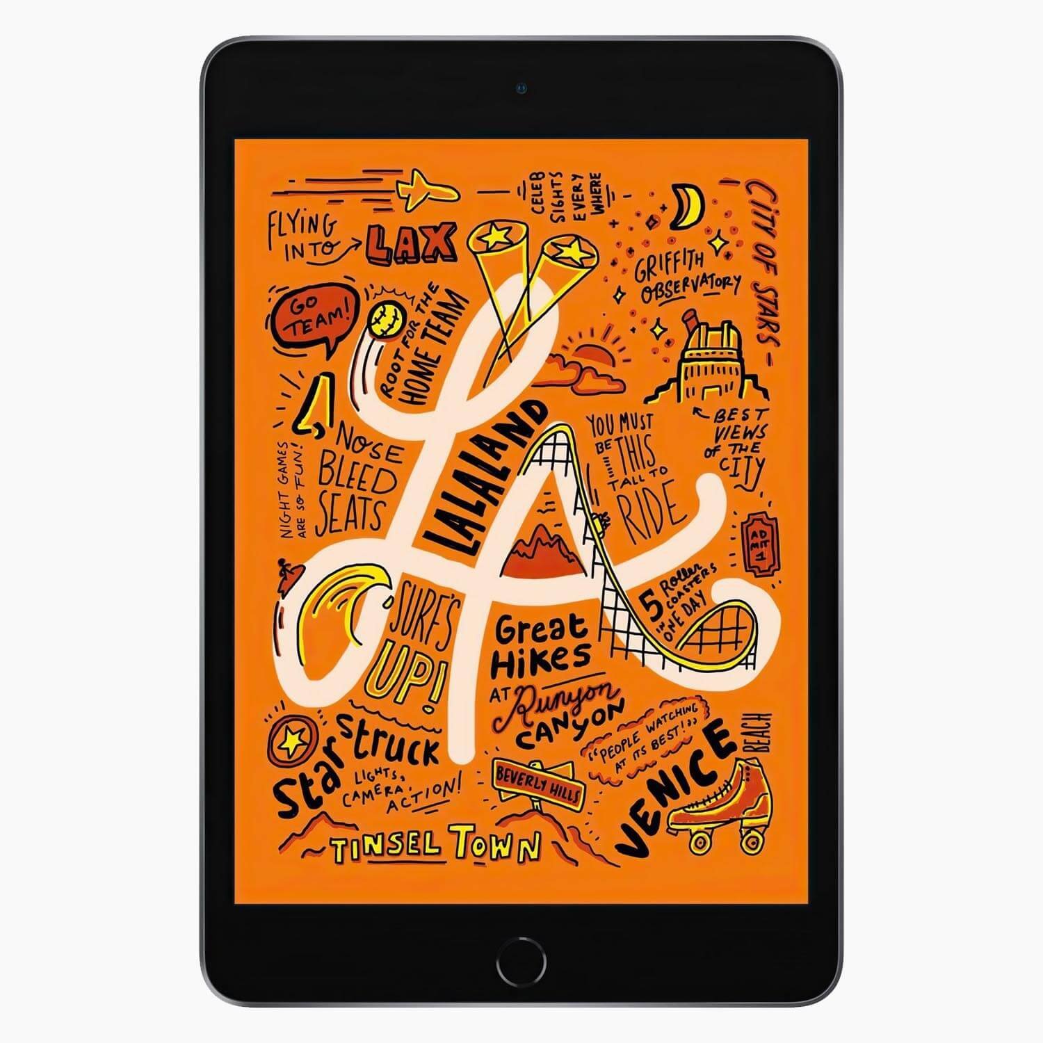 refurbished-ipad-mini-5-2019-space-grey-8-voorkant Refurbished iPad Mini 5 (2019) Space Grey voorkant