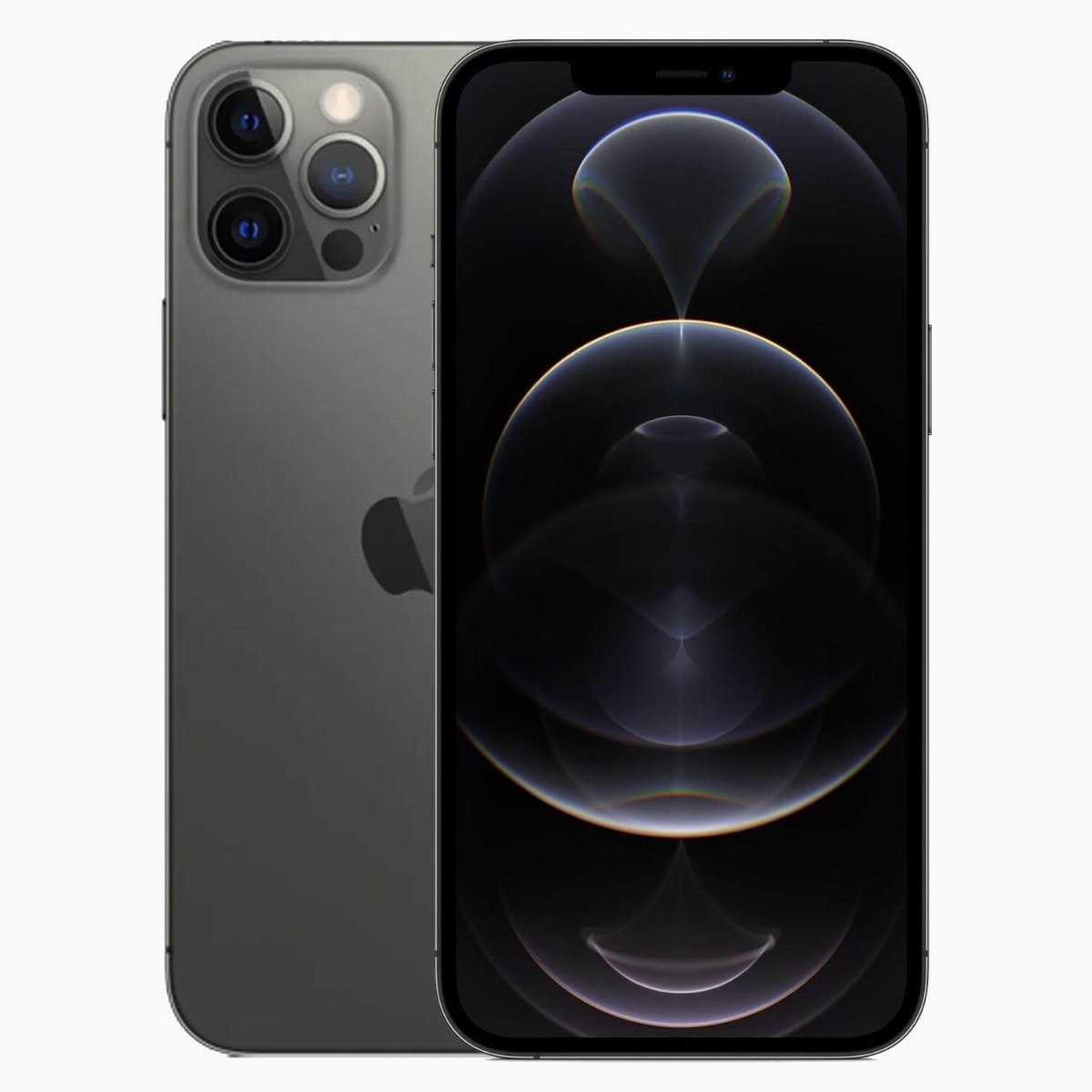 refurbished-iphone-12-pro-max-zwart-3-voorkant Refurbished iPhone 12 Pro Max Zwart voorkant
