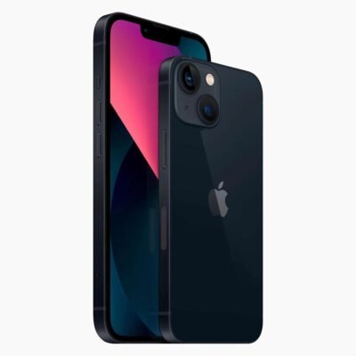 Refurbished iPhone 13 Zwart zijkant