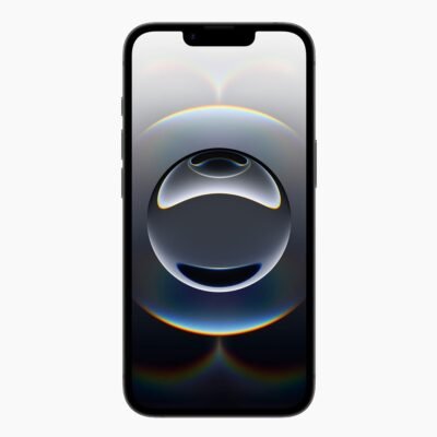 Refurbished iPhone 16 Zwart voorkant