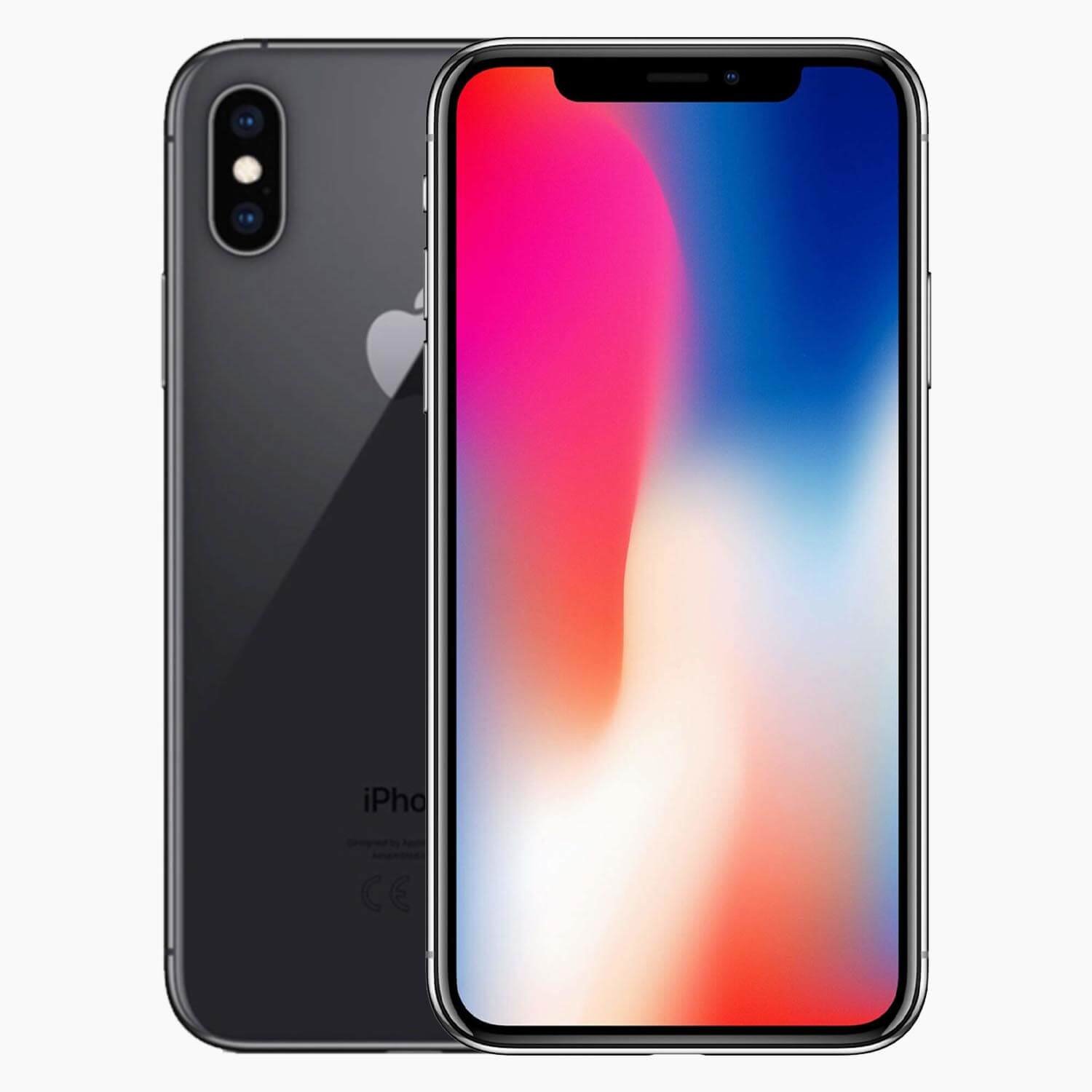 refurbished-iphone-x-space-grey-2-voorkant Refurbished iPhone X Space Grey voorkant