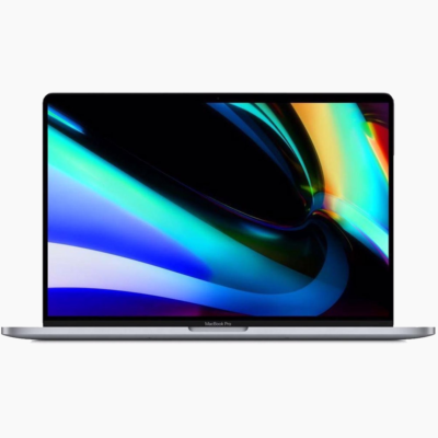 Refurbished MacBook Pro 16 I7 (2019) Space Grey voorkant